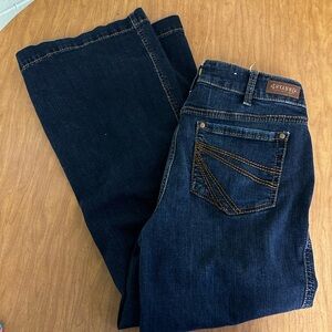 Shyanne Women's Dark Blue Boot Cut Jeans